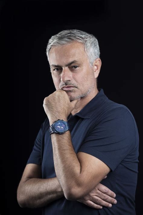 MOURINHO VISITS THE HUBLOT MANUFACTURE .